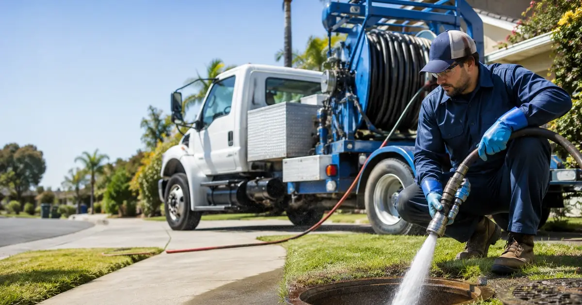 Hydro jet sewer cleaning Fairfield
