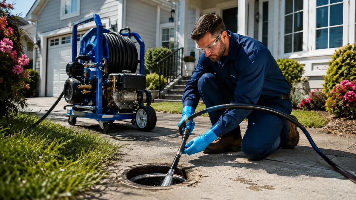 Residential Hydro Jet Drain Cleaning in Fairfield