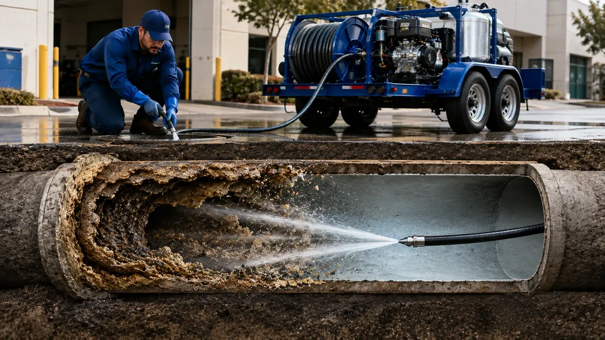 Sewer Pipe Descaling in Fairfield